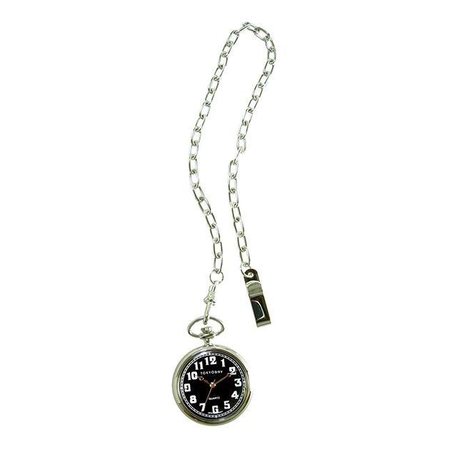 Eddie Pocket Watch - Black - Tokyobay