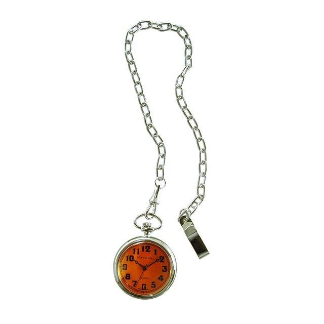 Eddie Pocket Watch - Orange - Tokyobay