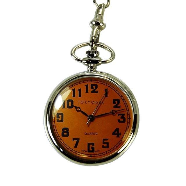 Eddie Pocket Watch - Orange - Tokyobay