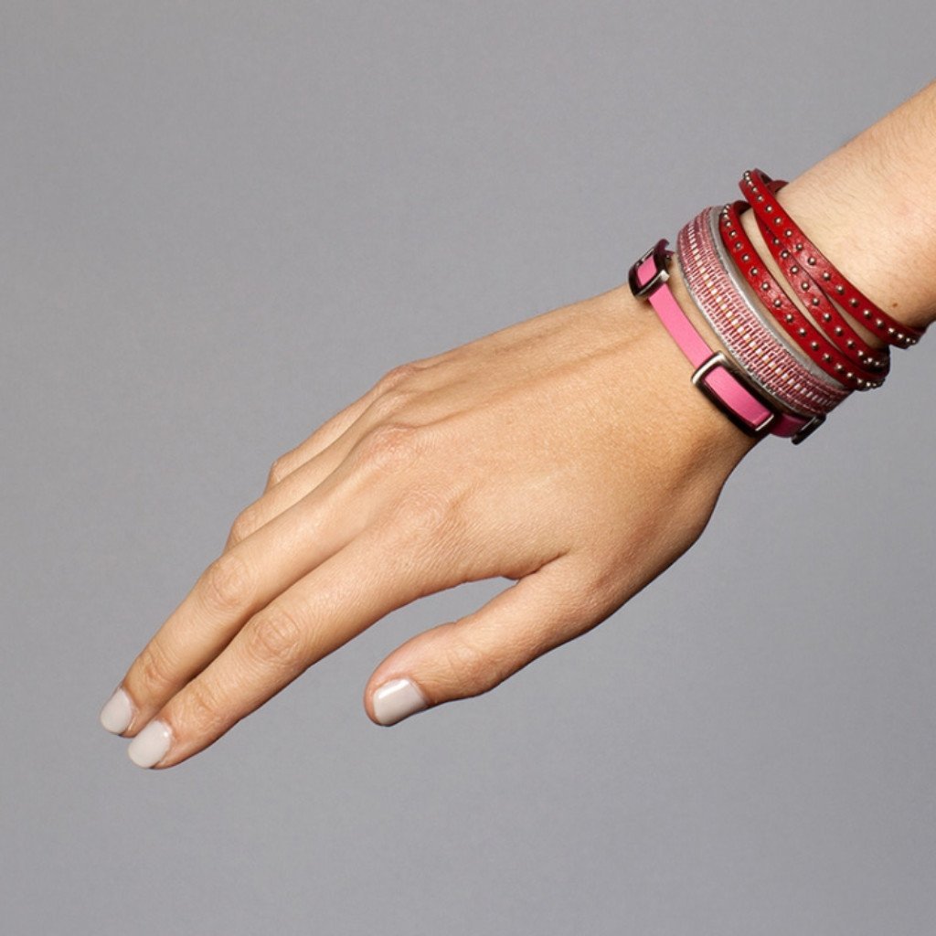 Obi Metallic Cuff | Pink - Tokyobay